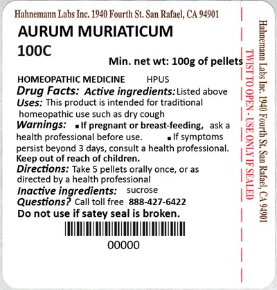 Aurum Muriaticum 100C 100g - Aurum Muriaticum 100C 100g